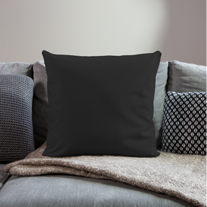 Sofa pillow with filling 45cm x 45cm - black