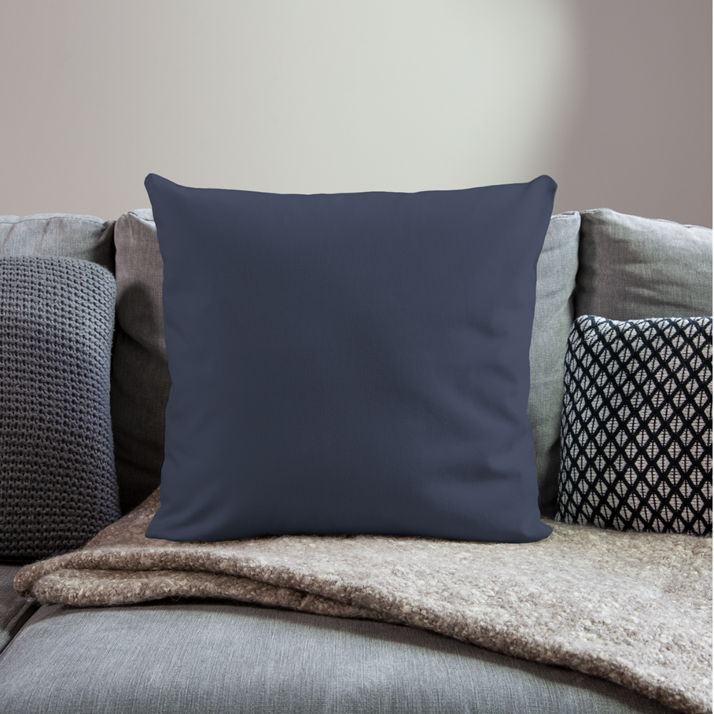 Sofa pillow with filling 45cm x 45cm - navy