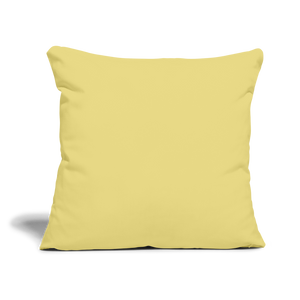 Sofa pillow with filling 45cm x 45cm - washed yellow