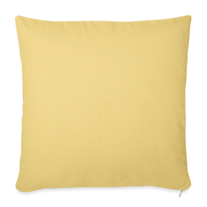 Sofa pillow with filling 45cm x 45cm - washed yellow