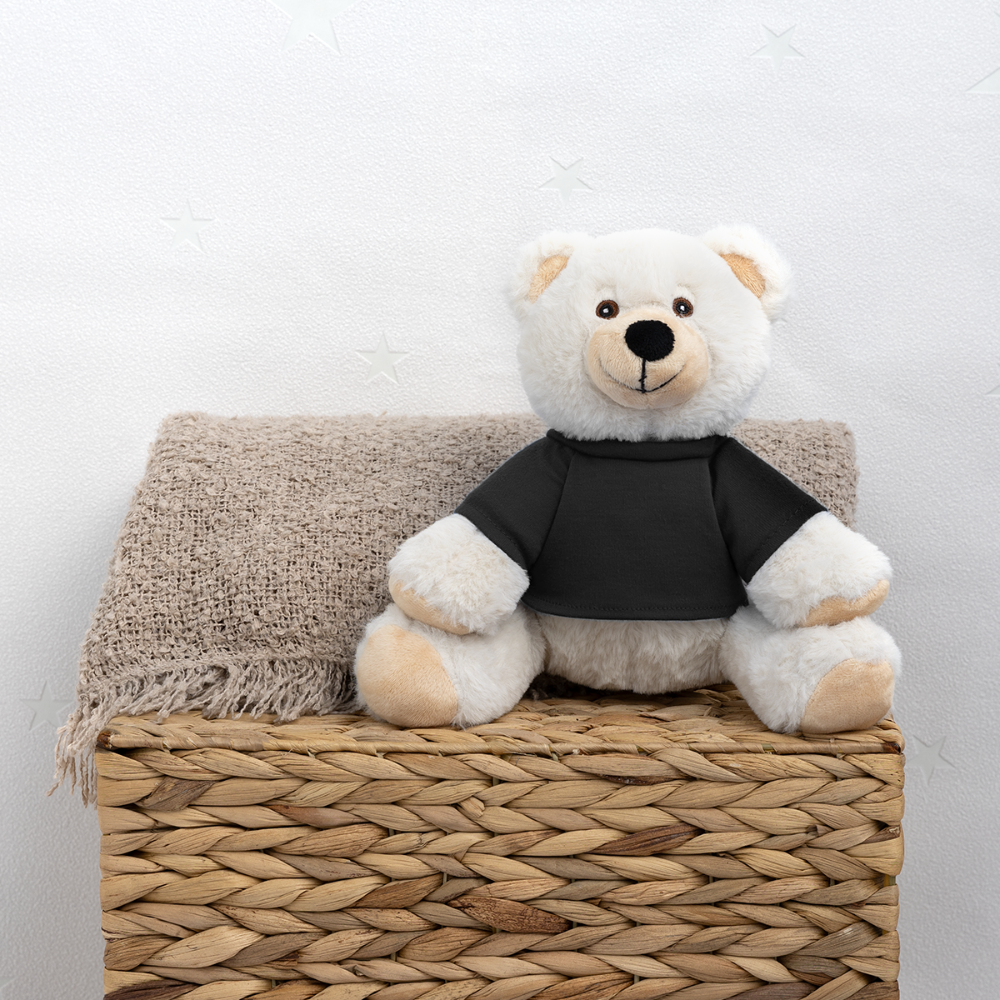 MiniFeet® RecycelBär® Teddy Bear Cream - black