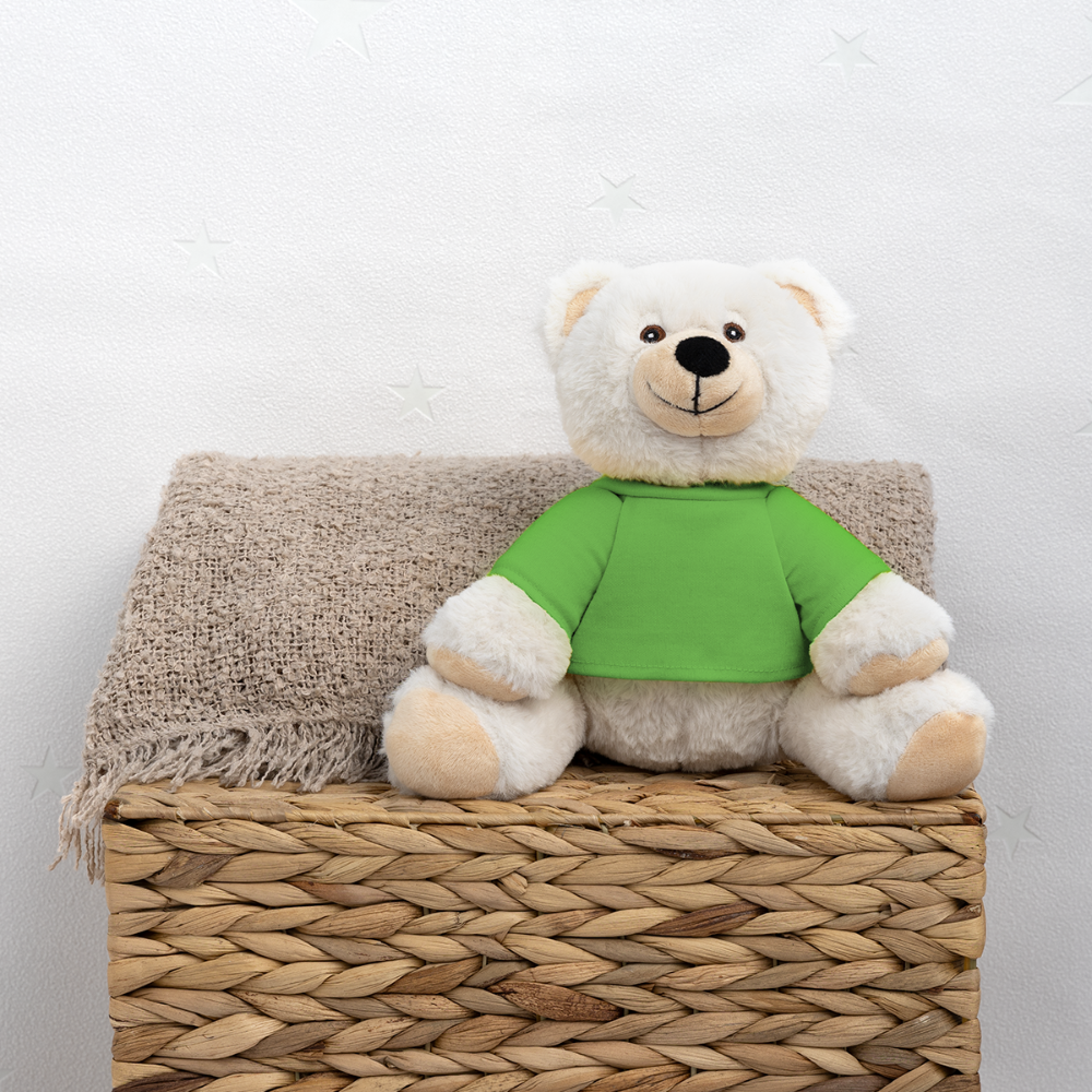 MiniFeet® RecycelBär® Teddy Bear Cream - light green