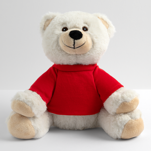 MiniFeet® RecycelBär® Teddy Bear Cream - red