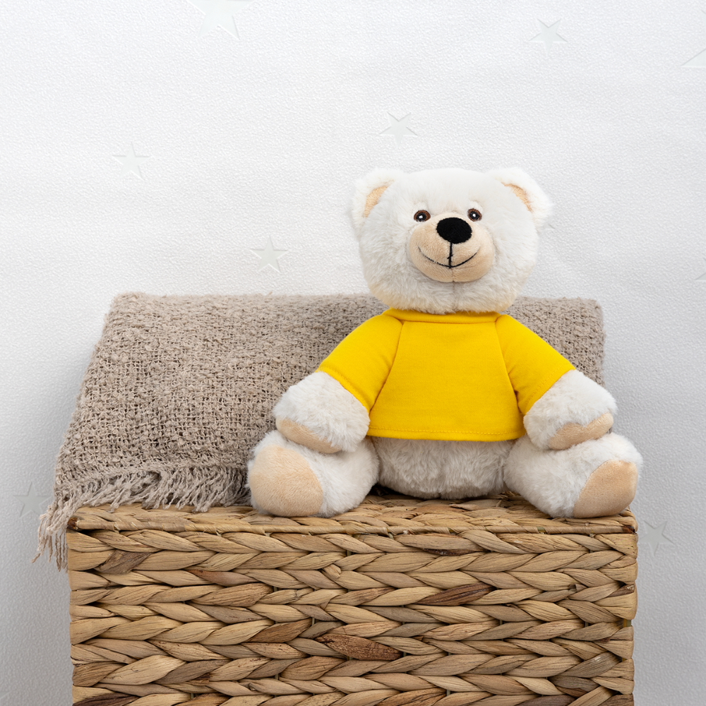 MiniFeet® RecycelBär® Teddy Bear Cream - sun yellow