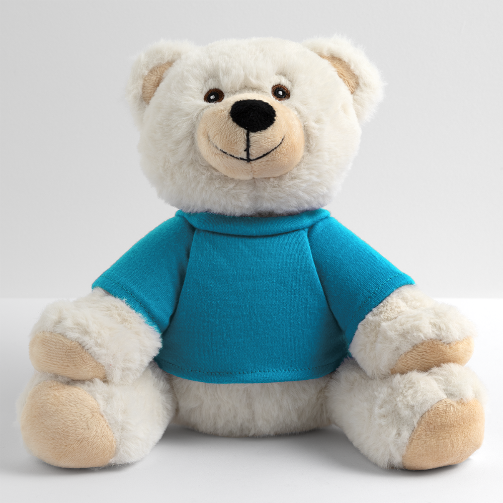 MiniFeet® RecycelBär® Teddy Bear Cream - atoll blue