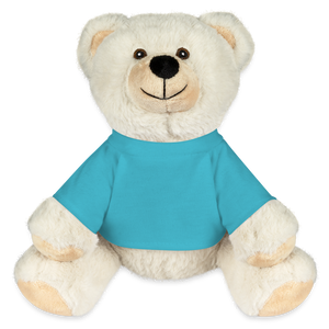 MiniFeet® RecycelBär® Teddy Bear Cream - atoll blue