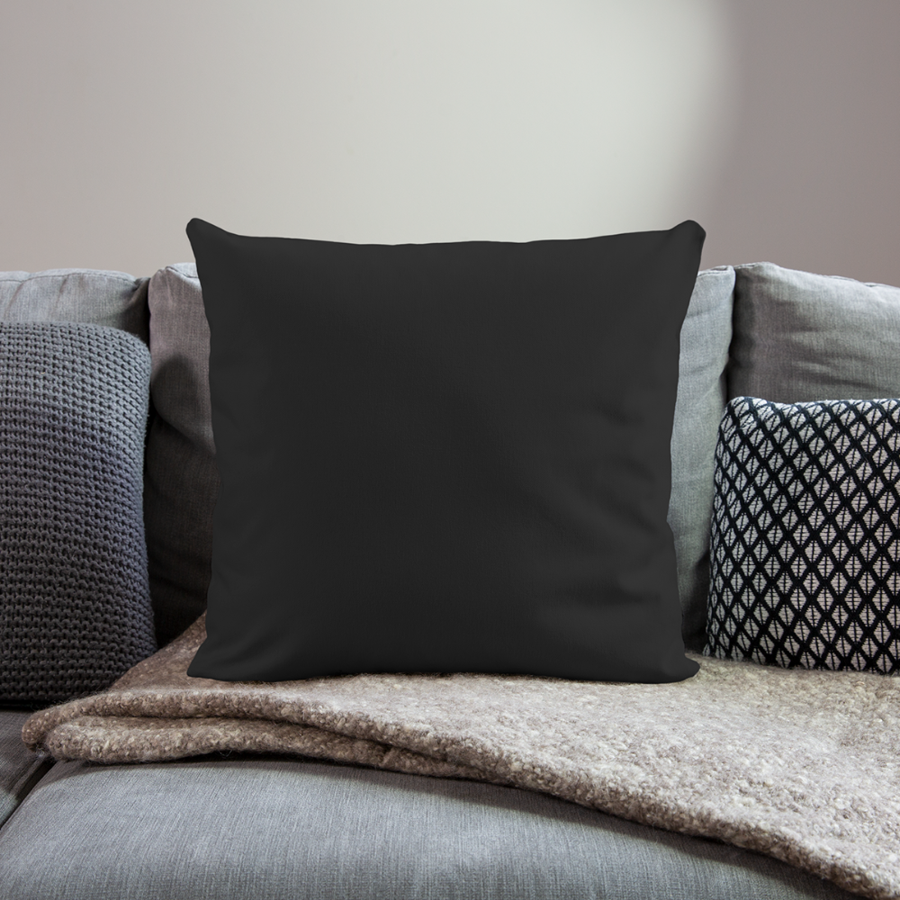 Sofa pillowcase 17,3'' x 17,3'' (45 x 45 cm) - black