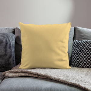 Sofa pillowcase 17,3'' x 17,3'' (45 x 45 cm) - washed yellow