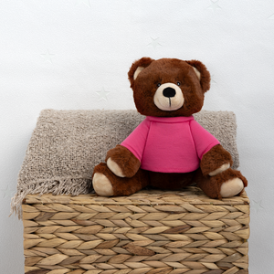 MiniFeet® RecycelBär® Teddy Bear Brown - pink