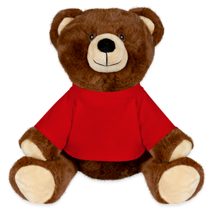 MiniFeet® RecycelBär® Teddy Bear Brown - red