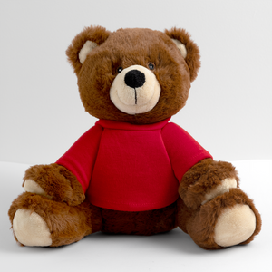 MiniFeet® RecycelBär® Teddy Bear Brown - red