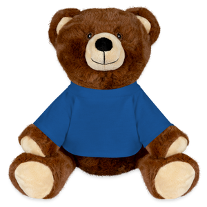 MiniFeet® RecycelBär® Teddy Bear Brown - royal blue