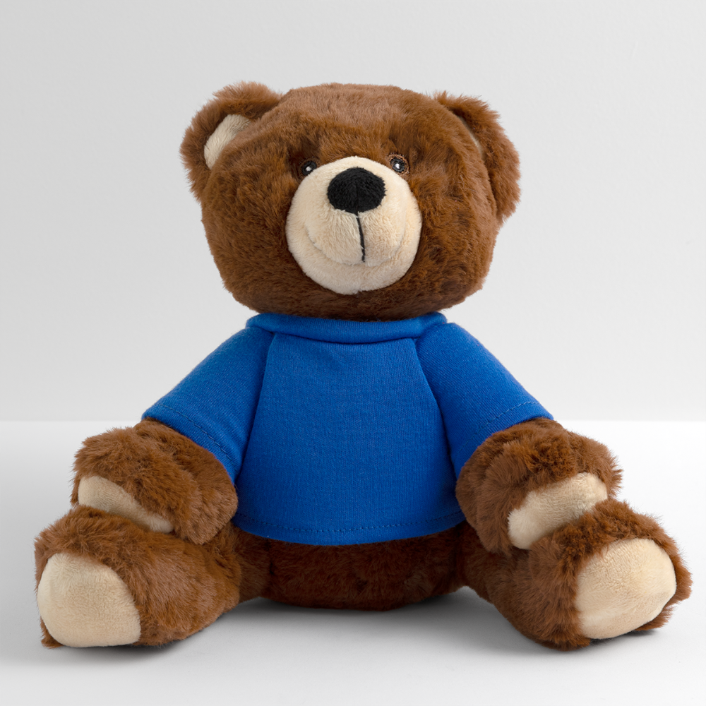 MiniFeet® RecycelBär® Teddy Bear Brown - royal blue