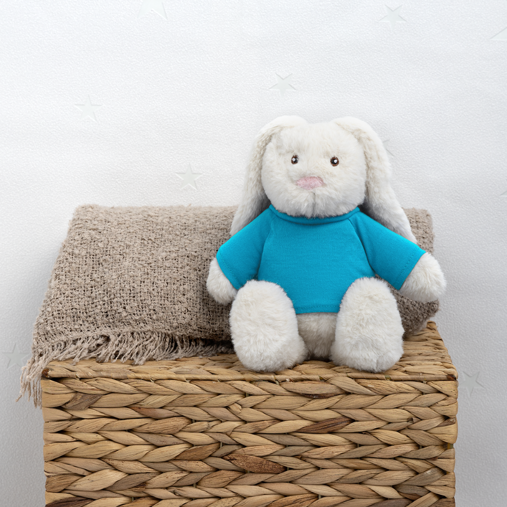 MiniFeet® RecycelHase® Bunny Cream - atoll blue