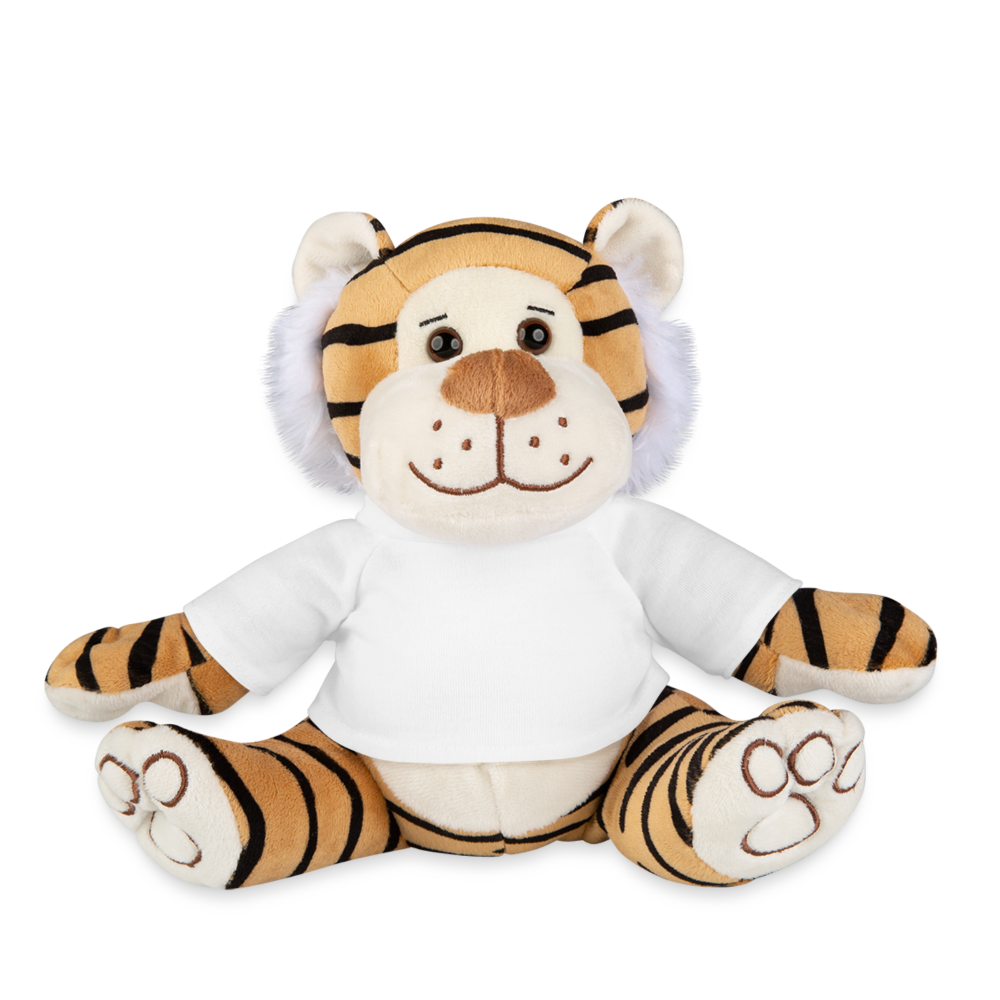 Plush Tiger - white