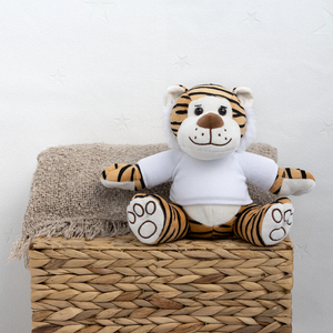 Plush Tiger - white