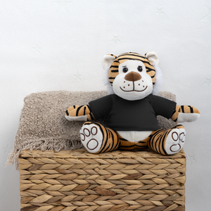 Plush Tiger - black