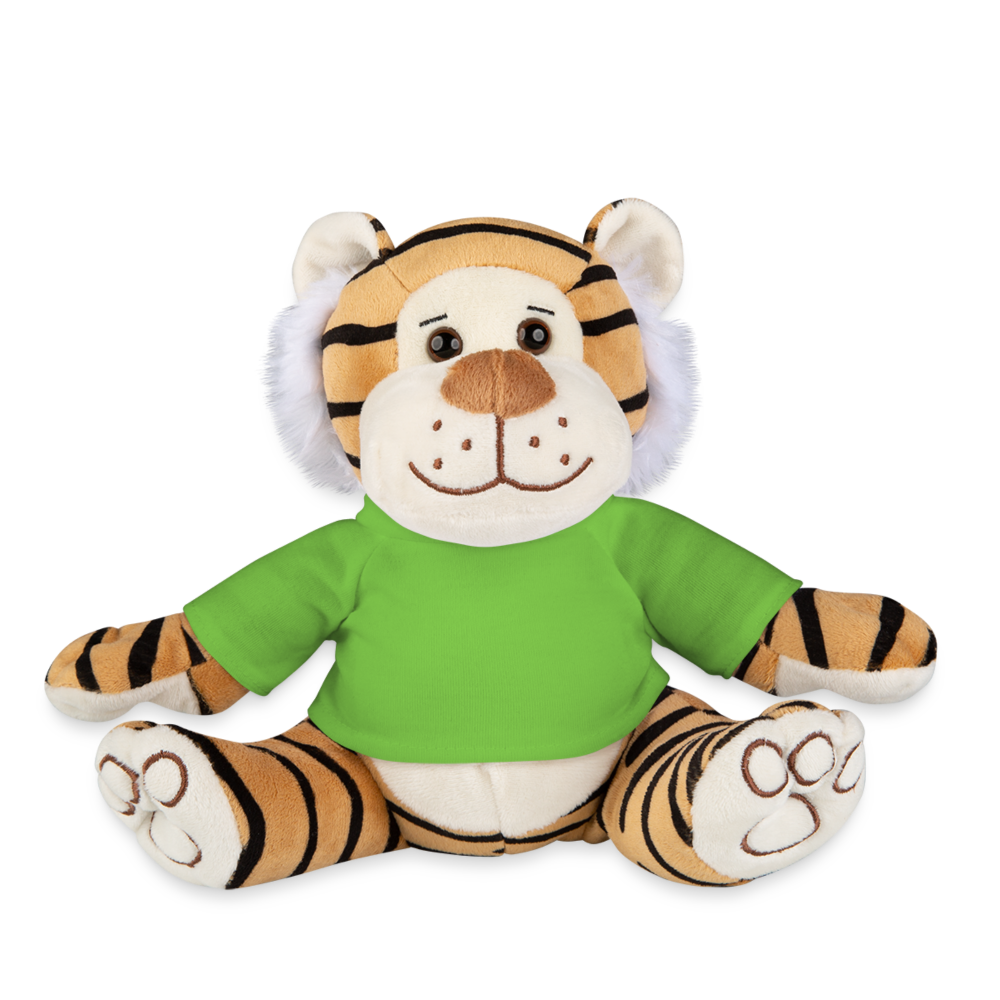 Plush Tiger - light green