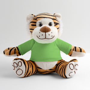 Plush Tiger - light green