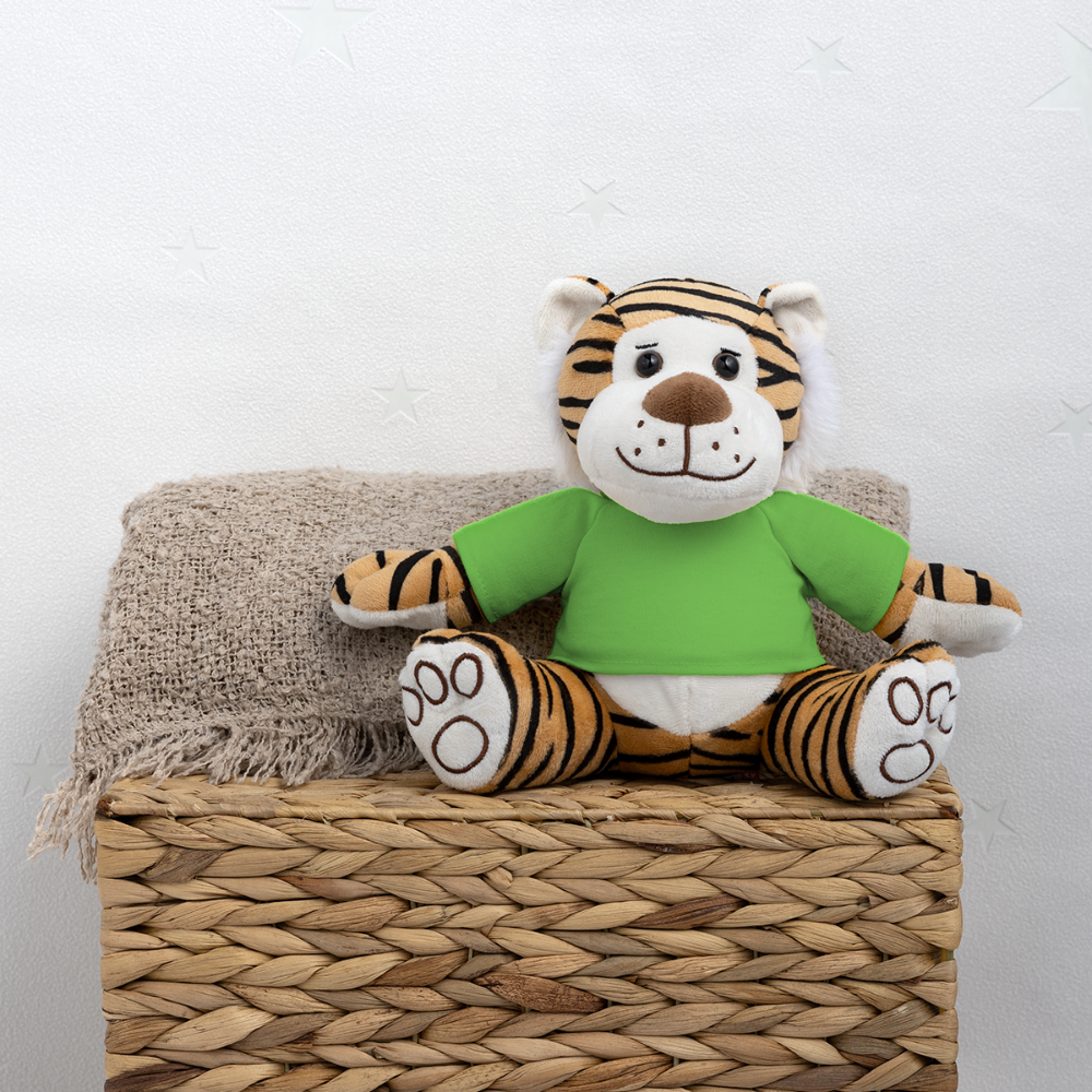 Plush Tiger - light green