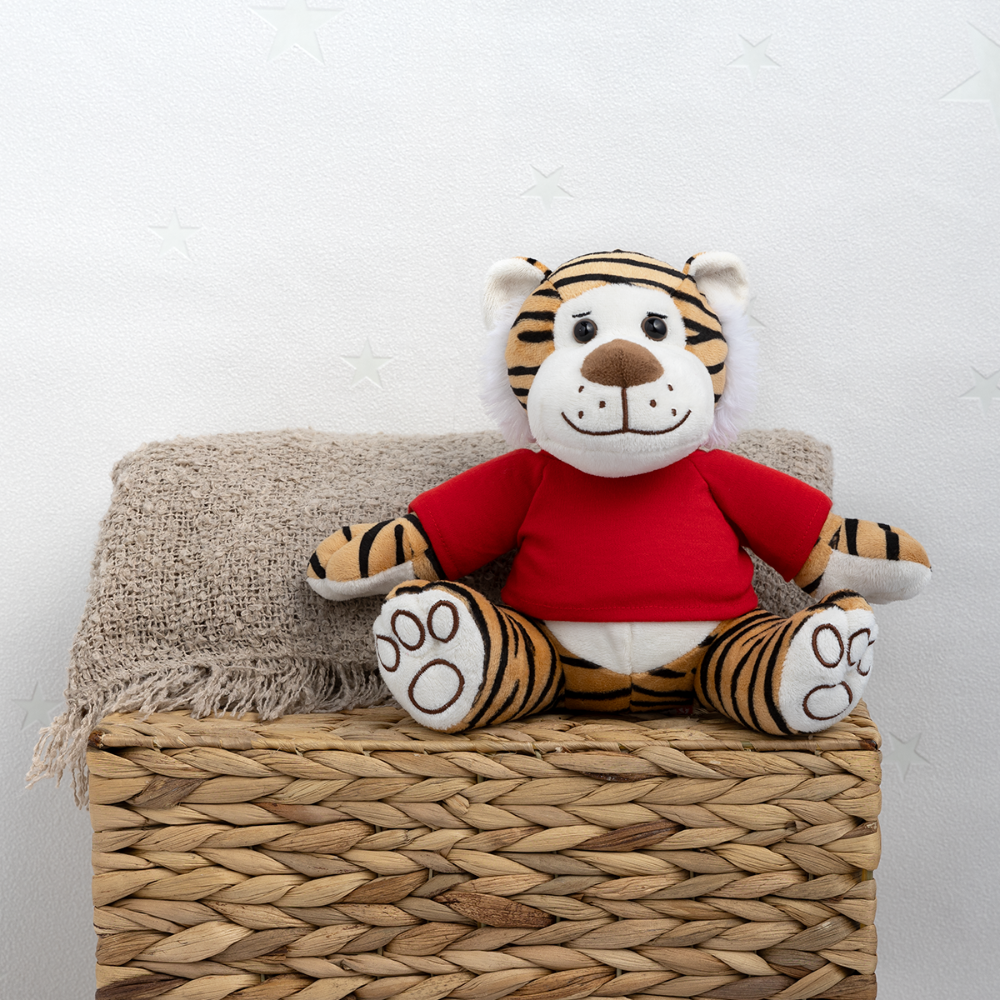 Plush Tiger - red