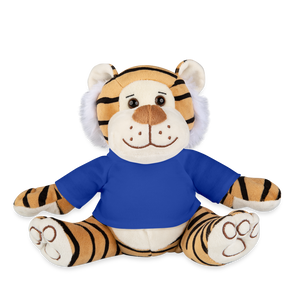 Plush Tiger - royal blue