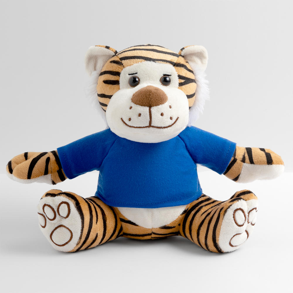 Plush Tiger - royal blue