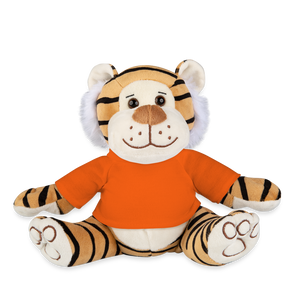 Plush Tiger - golden orange