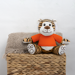 Plush Tiger - golden orange