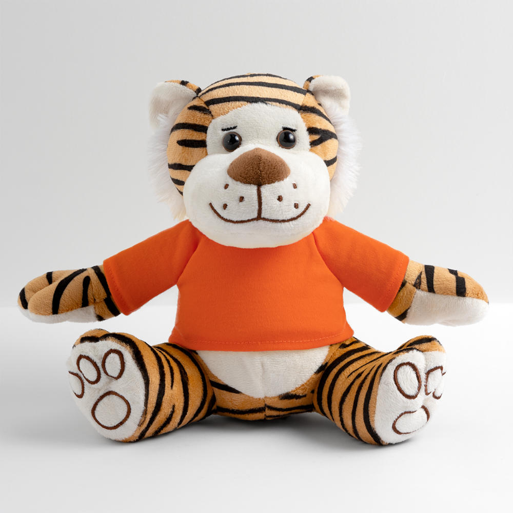 Plush Tiger - golden orange