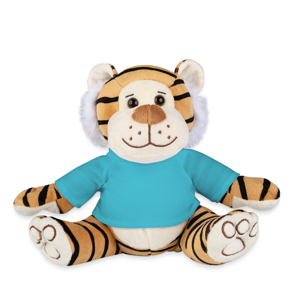 Plush Tiger - atoll blue